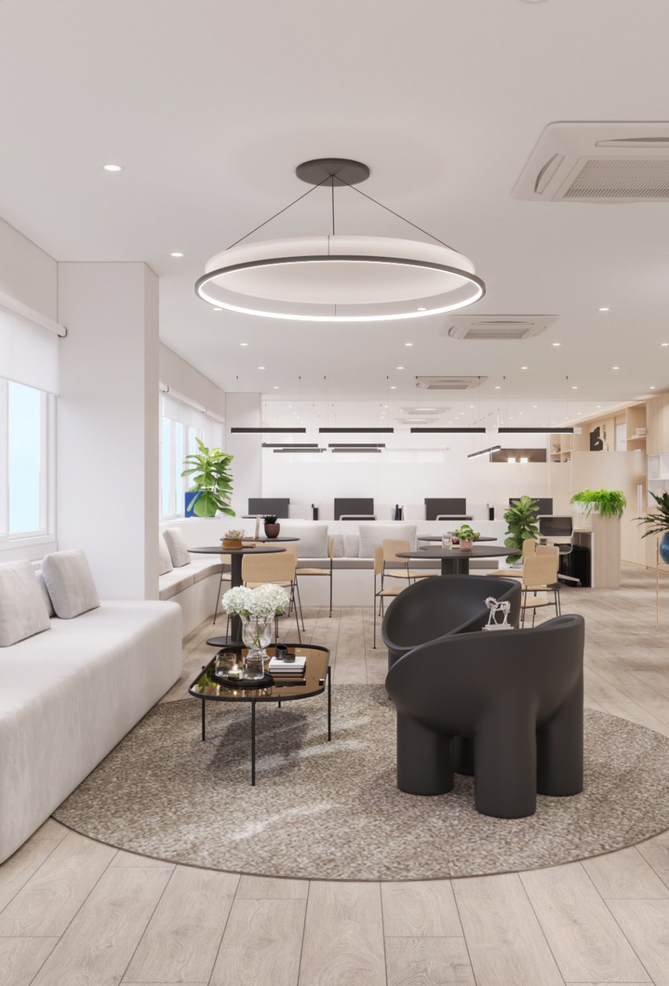 THIẾT KẾ VĂN PHÒNG ĐƠN GIẢN GỌN GÀNG